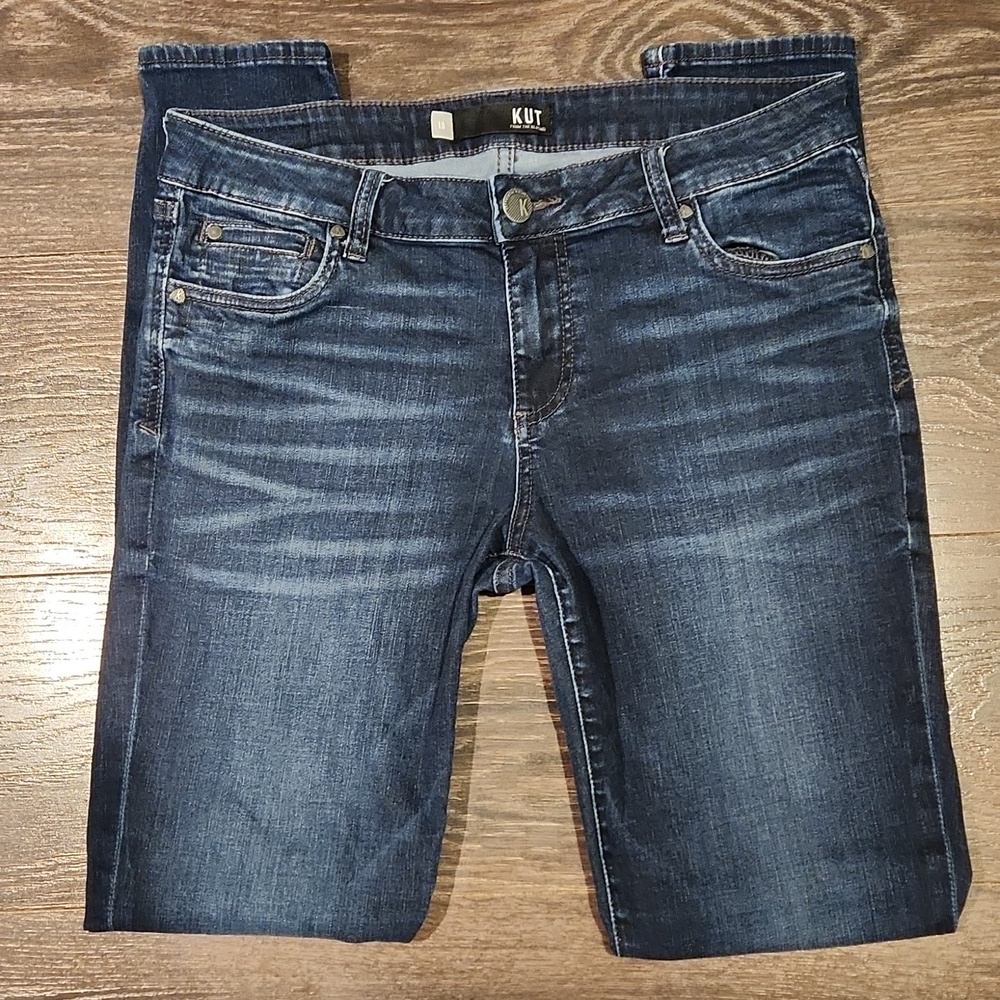 ❤ KUT FROM THE KLOTH MIA TOOTHPICK SKINNY JEANS, 10 (30) - Picture 3 of 9